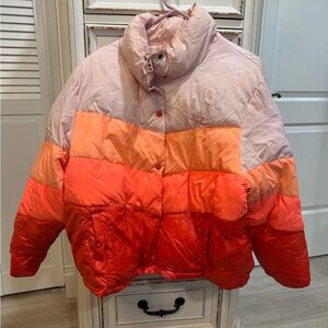 Wild Fable Women Colorful Puffer Jacket